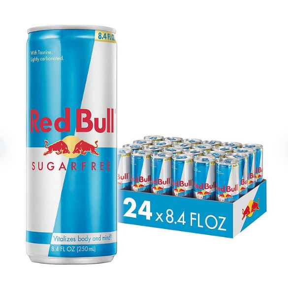 Red Bull Sugar Free 8.4oz 24-Pack Reval Distributor