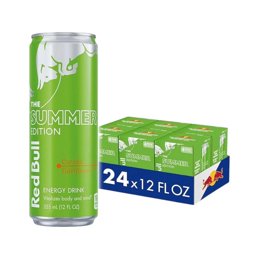 Red Bull Summer Edition 12oz 24 Cans (6 Packs of 4) Reval Distributor