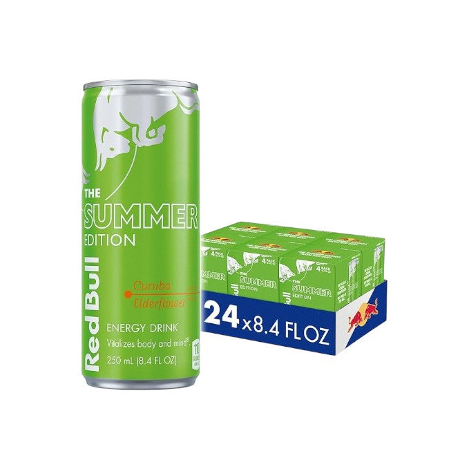 Red Bull Summer Edition 8.4oz 24 Cans (6 Packs of 4) Reval Distributor