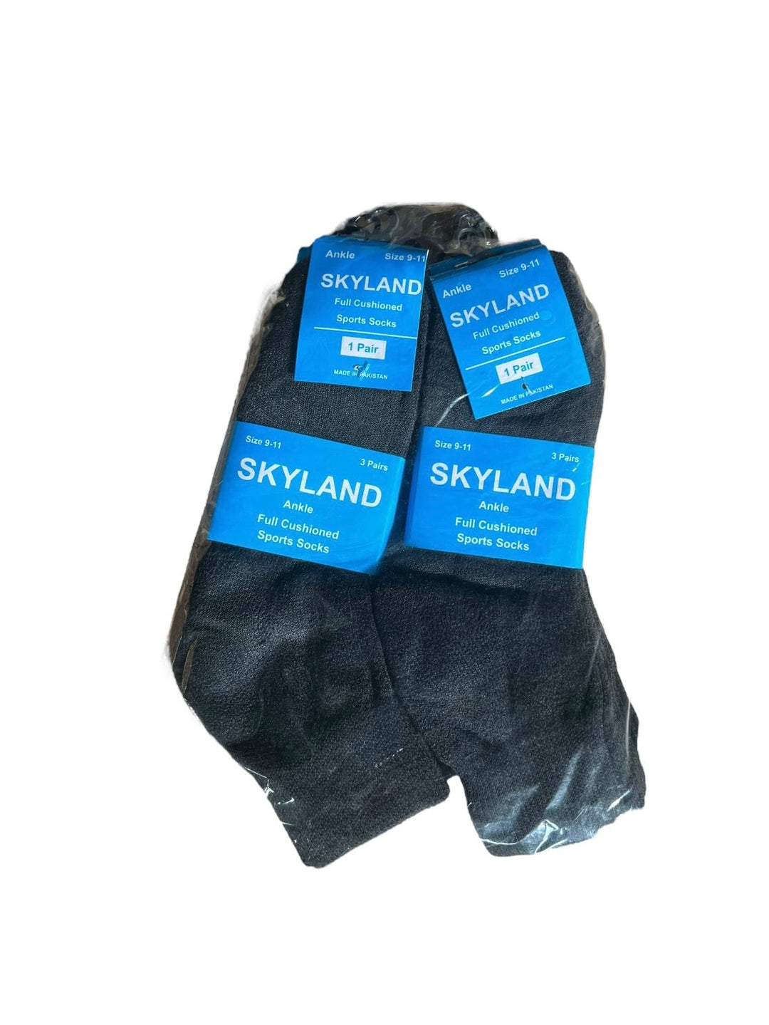 Skyland Anklet Socks 12-Pairs Reval Distributor Black 9-11