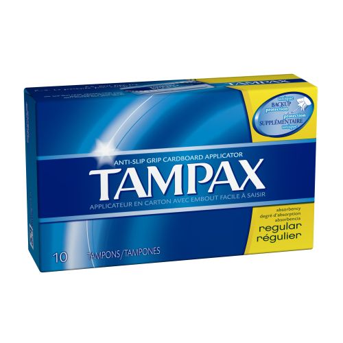 Tampax 10pk 12ct Reval Distributor Yellow