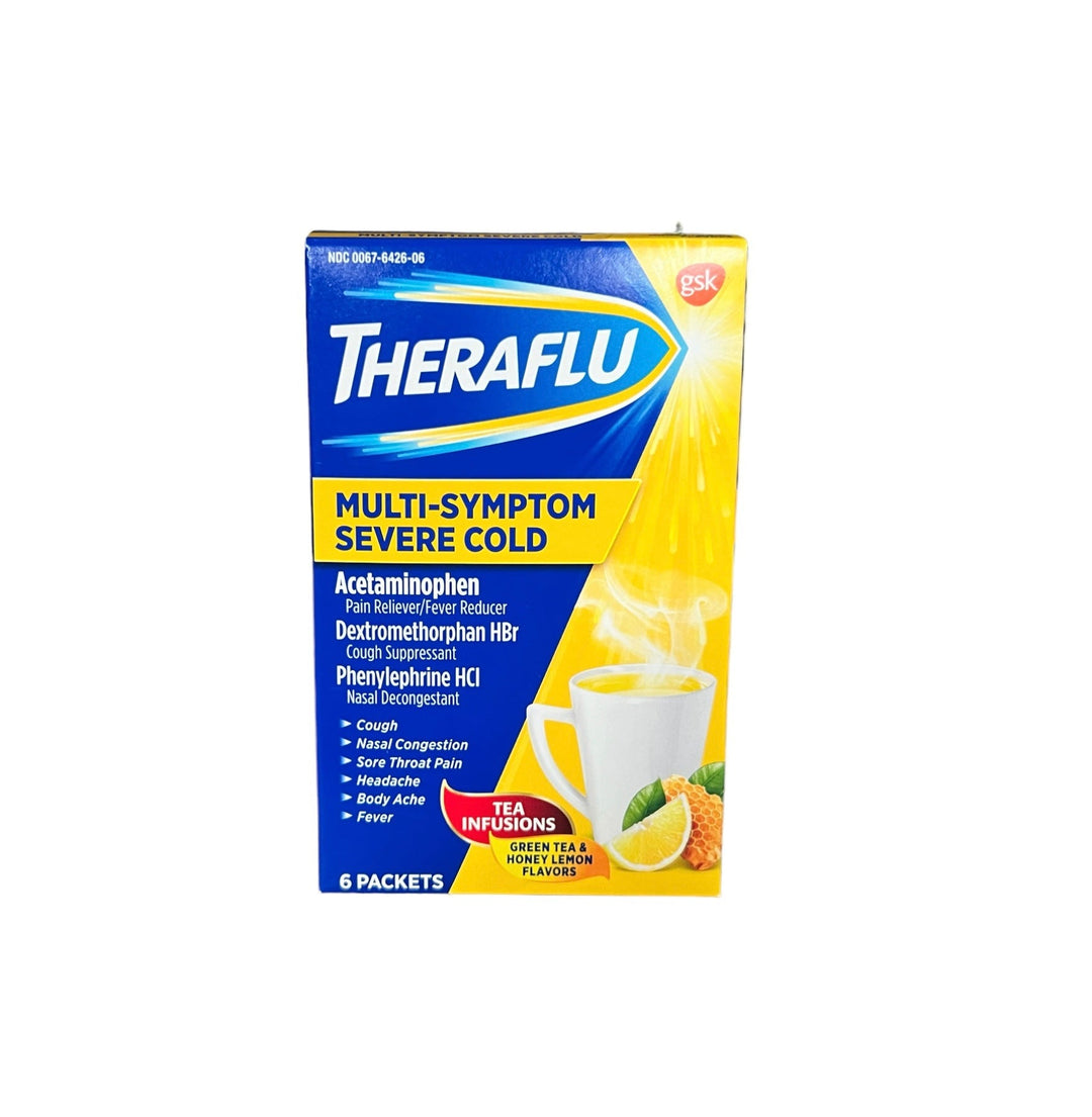 Theraflu 6 ct Reval Distributor Multi-Symptom Severe Cold