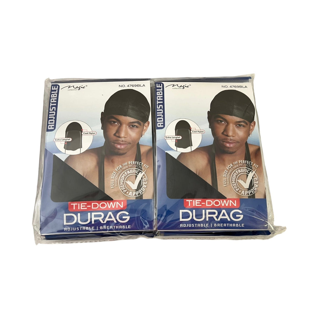 Tie-Down Black Durag 12-Pack Reval Distributor