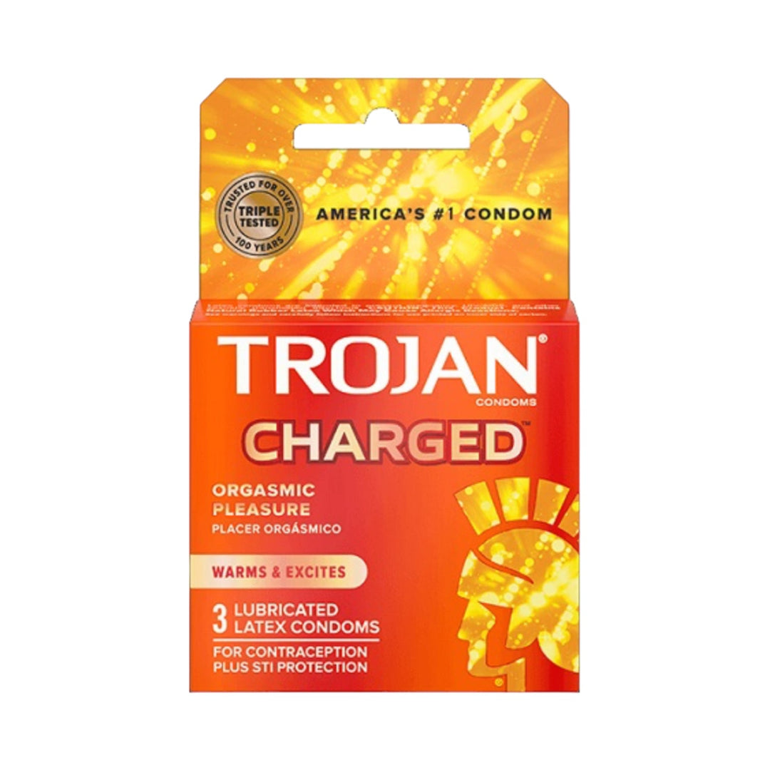 Trojan Charged Condoms 6 Packs of 3 Reval Distributor