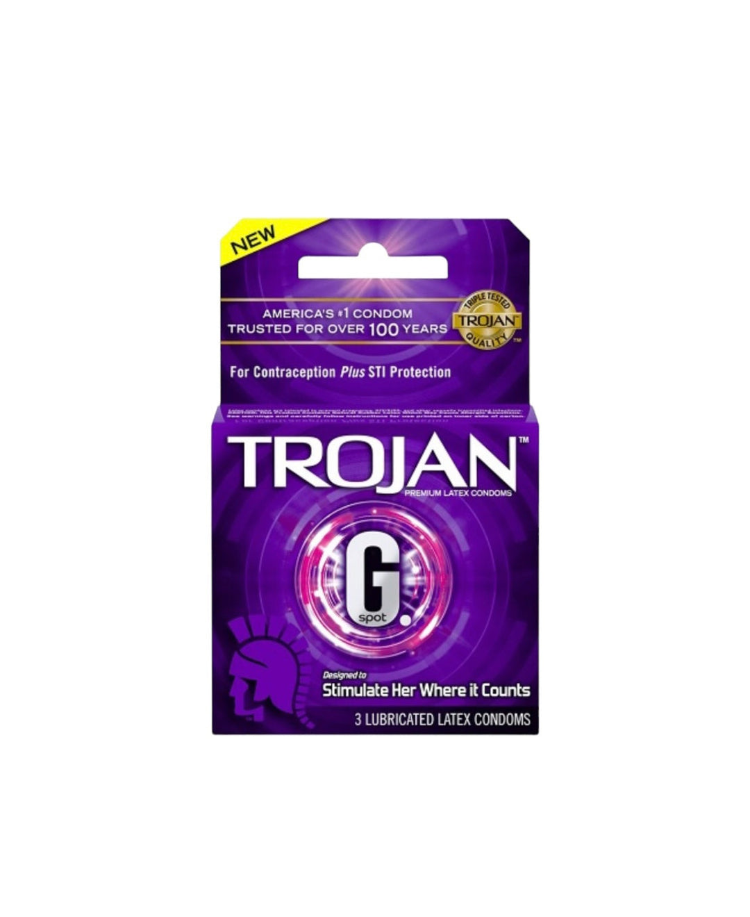 Trojan G-Spot Condoms 6 Packs of 3 Reval Distributor