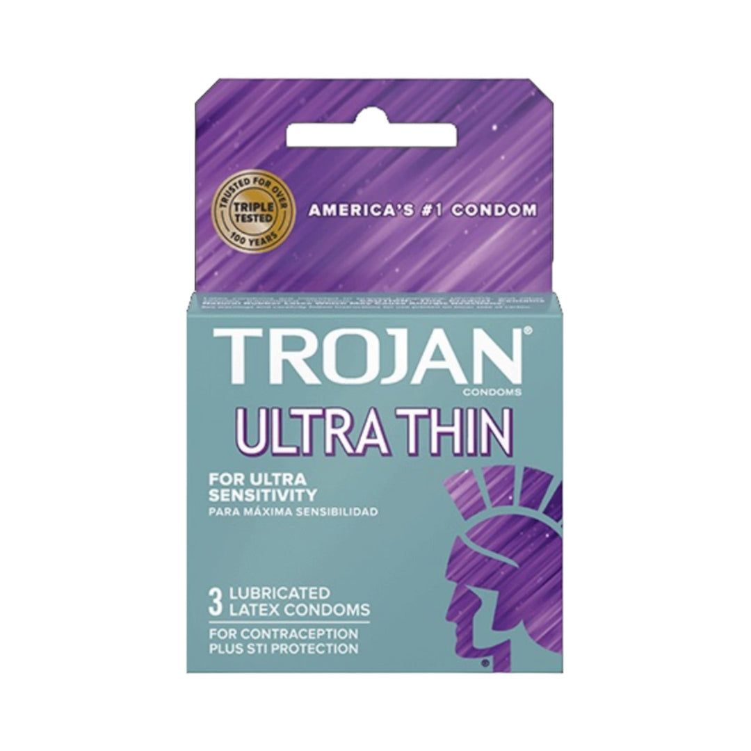 Trojan Ultra Thin Condoms 6 Packs of 3 Reval Distributor