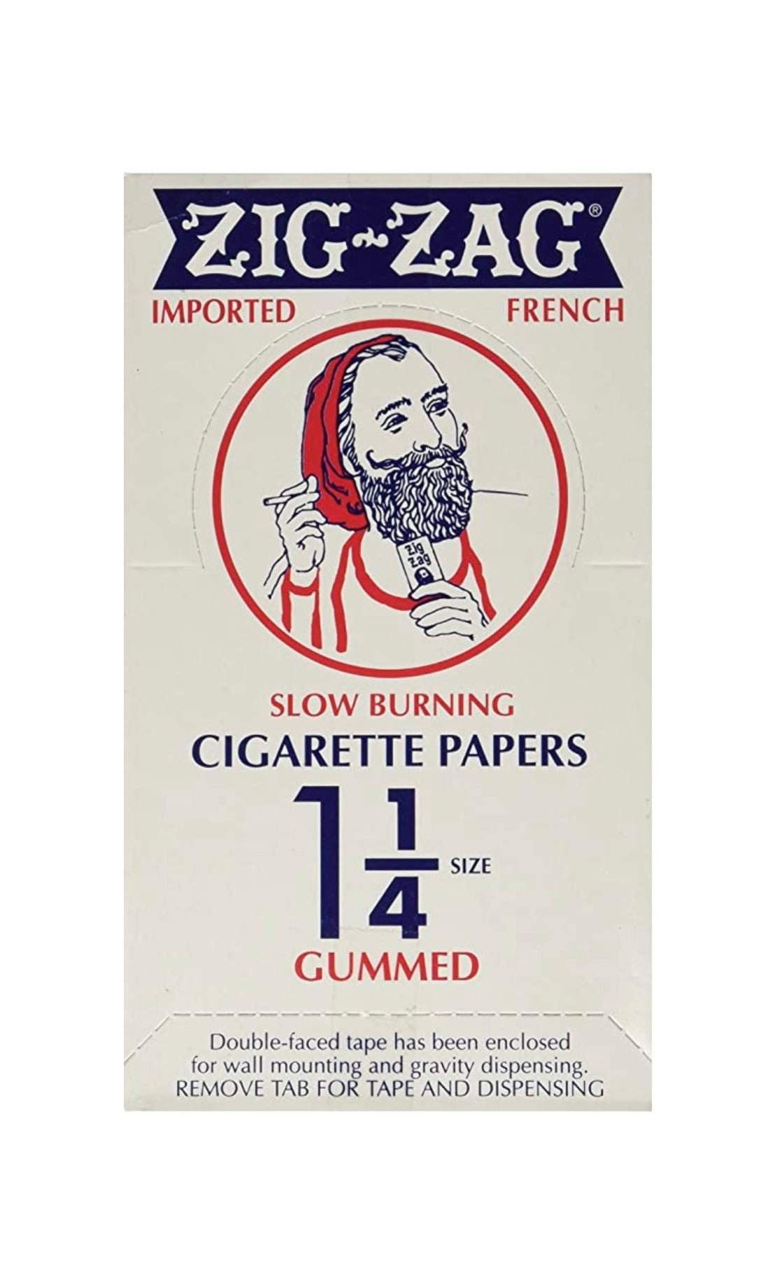 Zig Zag 24ct Reval Distributor Zig Zag 1 1/4 Imported French Rolling Papers