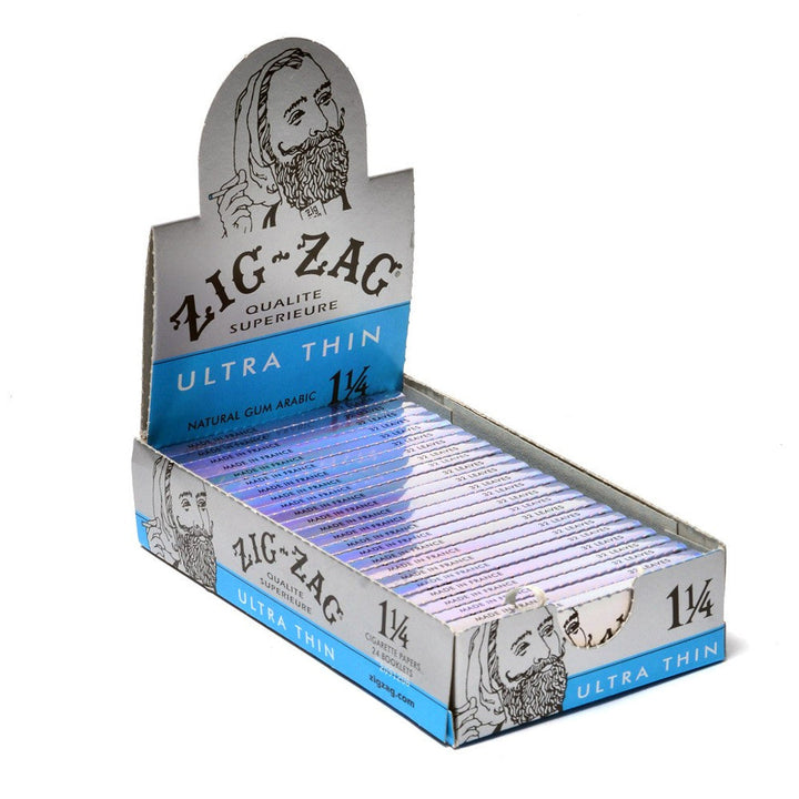 Zig Zag 24ct Reval Distributor Zig Zag Ultra Thin 1 1/4 Rolling Papers