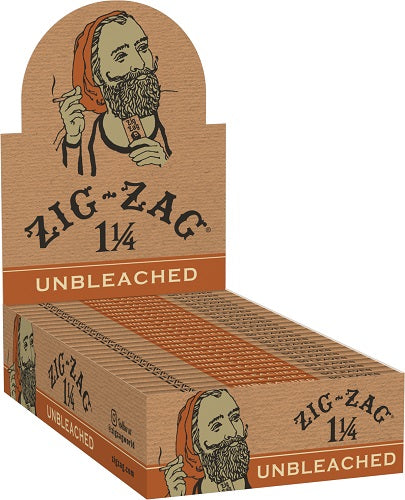 Zig Zag 24ct Reval Distributor Zig Zag Unbleached 1 1/4