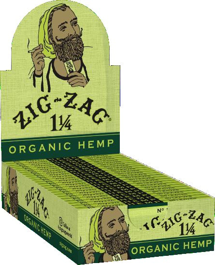 Zig Zag Organic Hemp 1 1/4 24ct Reval Distributor