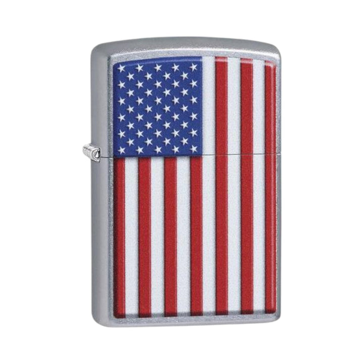 Zippo Lighter Reval Distributor Flag Street Chrome