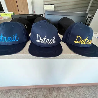 Detroit Curved Caps 12-Pack