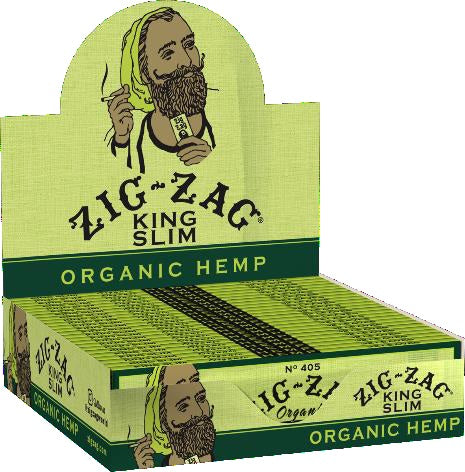 Zig Zag Organic Hemp King Slim 24ct